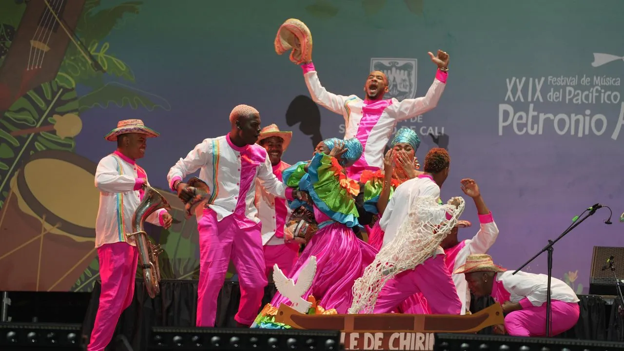 Celebración de la edición 29 del Festival Petronio Álvarez, realizado en 2025.